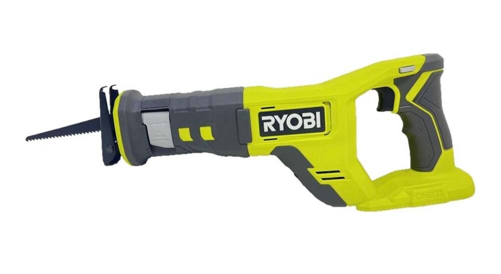 RYOBI ONE+ 18V Cordless Reciprocating Saw - 3,400 SPM Variable Speed, 1 in. Stro